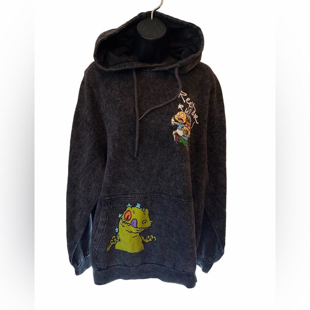 NWT Acid Washed Reptar Hoodie Nickelodeon
